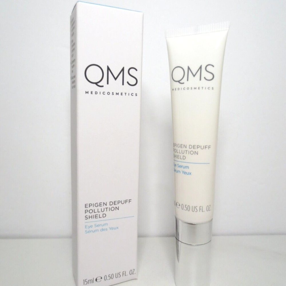 QMS MEDICOSMETICS EPIGEN DEPUFF POLLUTION SHIELD EYE SERUM 0.50 OZ